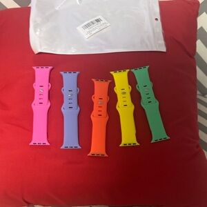 ***2/$15*** Colorful Silicone Watch Bands Set